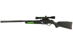 Gamo Bone Collector Maxxim, 177 Pellet, Black Finish, Synthetic Stock, Whisper Maxxim Noise Dampening Technology, 3-9x40 Scope, Single Shot, 1300 Feet Per Second 611006254