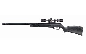 Gamo Hornet Maxxim, 177 Pellet, Black Finish, Synthetic Stock, Whisper Maxxim Noise Dampening Technology, 3-4x40 Scope, Single Shot, 975 Feet Per Second 611006815554