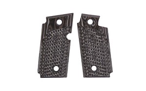 Hogue Grips Extreme G10 Piranha Grip, Fits Sig Sauer P238, Rubber, G-Mascus Black/Gray 38137-BLKGRY
