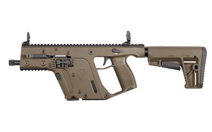 KRISS USA, Inc VECTOR SBR, Gen II, Semi-automatic, SBR, 45 ACP, 5.5", Flat Dark Earth, DEFIANCE KRISS Stock, 13Rd, Back-Up Front & Rear Sight, M4 Stock, 1 Mag, Threads, Front/Rear Flip Sights KV45-SFD20