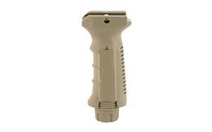 Leapers, Inc. - UTG Ergonomic Ambidextrous Vertical Foregrip, Flat Dark Earth RB-FGRP168D