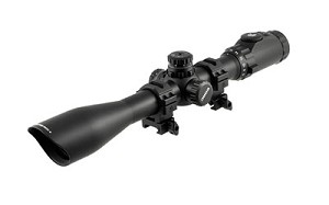 Leapers, Inc. - UTG AccuShot, Rifle Scope, 4-16X 44, 30MM, 36-Color Mil-Dot Reticle, Black Finish SCP3-U416AOIEW