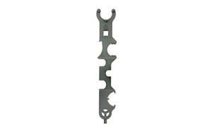Leapers, Inc. - UTG Armorer's Multi-Function Combo Wrench, Fits AR15/AR308, Black Finish TL-ARWR01