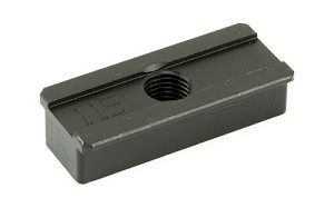 MGW Armory Universal Sight Tool Shoe Plate, For Glock 42 and 43, Use With RangeMaster Universal Tool SP800, Black Finish MGWSP115