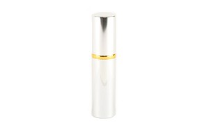 PS Products Hot Lips Pepper Spray, .75 oz., Lipstick Disguised Pepper Spray, Silver LSPS14-SLV
