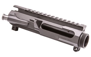 Sharps Bros. SBUR02, Billet Upper Receiver, Fits AR15, Black Finish, Includes Installed Forward Assist, No Dust Cover Style Design SBUR02