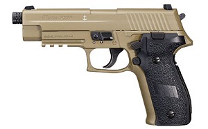 Sig Sauer P226, Semi-automatic CO2 Air Pistol, .177 Pellet, 4.4" Barrel, Flat Dark Earth FinsihFinish, Plastic Grips, 16Rd, 510 Feet per Second AIR-226F-177-12G-16-FDE