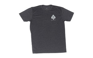 Spike's Tactical Crusade Ace Of Spades Spike's Tactical Tee Shirt, XXL, Charcoal SGT1070-2X