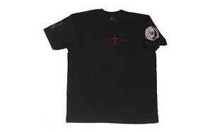 Spike's Tactical If God Be For Me Spike's Tactical Tee Shirt, XXL, Black SGT1075-2X