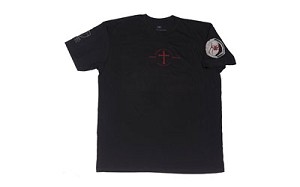 Spike's Tactical If God Be For Me Spike's Tactical Tee Shirt, Medium, Black SGT1075-M