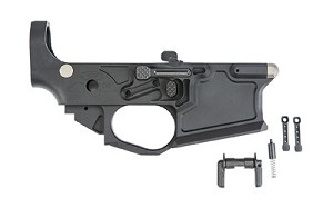 Spike's Tactical STLB222, Crusader, Semi-automatic, Lower, 223 Rem/556NATO, Black Finish, CNC Machined from 7075 Billet Aluminum, Integrated Winter Style Trigger Guard, Integrated Ambi Bolt Release Paddle, Integrated Ambi Magazine Release Paddle, Oversize