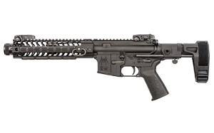 Spike's Tactical STP5285-M9B Pistol with Maxim Brace, Semi-automatic, 556NATO, 8.1" Cold Hammer Forged Barrel, Aluminum Frame, 9" M-LOK Rail, Barking Spider, Black Finish STP5285-M9B