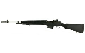 Springfield M1A Standard Loaded, Semi-automatic, 308 Win, 22" Stainless Barrel,  Blue Finish, Synthetic Stock, Adjustable Sights, 10Rd, California Approved MA9826CA