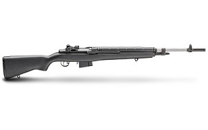 Springfield M1A Super Match Competition, Semi-automatic, 308 Win, 22" Stainless Heavy Barrel, Blue Finish, Synthetic Stock, Adjustable Sights, 10Rd, McMillian Stock SA9804