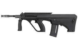Steyr Arms AUG A1, Semi-automatic, 223 Remington, 556NATO, 16" Barrel, Black NATO Stock, QD Front Sling Swivel, 30Rd, Long Picatinny Rail AUGM1BLKNATOL2