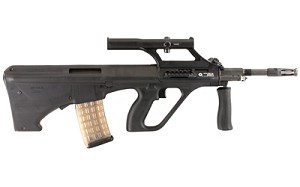 Steyr Arms AUG, A3 M1, Semi-automatic, 223Rem/556NATO, 16" Barrel, Black Finish, Black Synthetic Stock, 1.5X Circle Dot Optic, 30Rd AUGM1BLKOCD