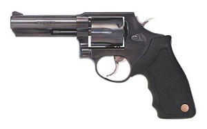 Taurus Model 65, Medium Frame, 357 Magnum, 4" Barrel, Steel Frame, Blue Finish, Rubber Grips, Fixed Sights, 6Rd 2-650041