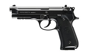 Umarex Beretta M92 A1, .177 BB, 4.5" Barrel, Black Synthetic Grips, CO2 Powered, 26Rd, 350 Feet Per Second, BLOWBACK Action, Clam Pack 2253017