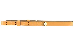 Uncle Mike's Military Sling, 1" Brown Plain , Leather 2611-2