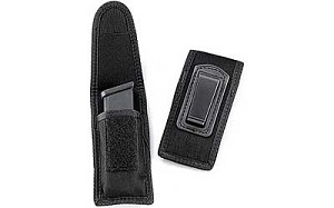 Uncle Mike's Cordura Undercover Case, Fits Single Magazine, With Clip, Black 8824-1