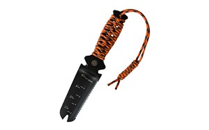 UST - Ultimate Survival Technologies ParaShovel PRO Multifuntional Tool,4" Trowel Blade, Serrated Cutting Blade, Pry Tool, Paracord Handle w/ Fire Starter and Whistle, Orange 20-12424