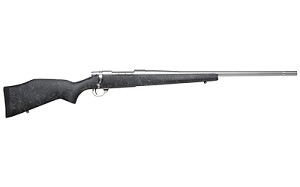 Weatherby Vanguard, AccuGuard, Bolt, 257 Wby, 26", Black With Grey Spiderweb Accents, Monte Carlo Composite with Aluminum Bedding Block , Right Hand, #3 Fluted 410 Series Stainless Steel, 3Rd, 8 3/4 lbs. VCC257WR4O