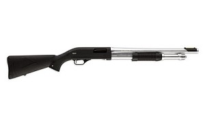 Winchester Repeating Arms SXP, Marine Defender, Pump Action, 12Ga 3", 18", Hard Chrome/Black Finish, Synthetic Stock, Cylinder Choke, 5Rd, Bead Sight 512268395