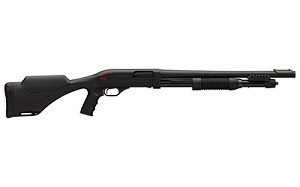 Winchester Repeating Arms SXP Shadow Defender, Pump Action, 12Ga 3", 18" Barrel, Black Finish, Synthetic Stock, Cylinder Choke, 5Rd, Fiber Optic Sight 512327395