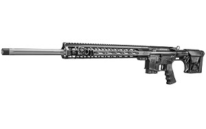 Windham Weaponry R22FSFSL-224, Semi-automatic, 224 Valkyrie, 22" Fluted Barrel, 1:7 Twist, Black Finish, Luth AR Stock, 1 Magazine, 5Rd, Hiperfire EDT DM Trigger, Windham Weaponry 15" Free-Float Forend, Hogue Overmolded Beavertail Grip, Includes Hard Plas