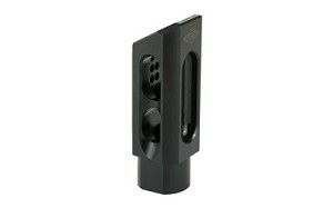 Yankee Hill Machine Co Slant Brake/Compensator, Muzzle Brake, 30 Caliber, Black, 5/8X24, AR YHM-3085-MB-A
