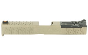 ZEV Technologies For Gen 3 Glock 17, Enhanced Socom, Complete Slide, Includes Sights, Delta Point Pro Cover Plate and Zev Upper Parts Kit, Flat Dark Earth Finish SLD.KIT-Z17-3G-ESOC-DPP-FDE