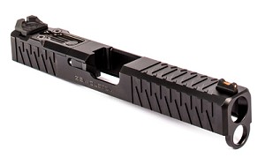 ZEV Technologies For Gen 4 Glock 17, Enhanced Socom, Complete Slide, Includes Sights, Delta Point Pro Cover Plate and Zev Upper Parts Kit, Black Finish SLD.KIT-Z17-4G-ESOC-DPP-DLC