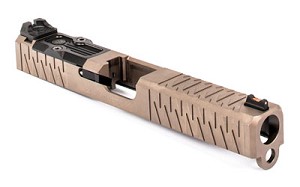 ZEV Technologies For Gen 3 Glock 19, Enhanced Socom, Complete Slide, Includes Sights, RMR Cover Plate and Zev Upper Parts Kit, Flat Dark Earth Finish SLD.KIT-Z19-3G-ESOC-RMR-FDE