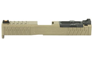 ZEV Technologies For Gen 4 Glock 19, Enhanced Socom, Complete Slide, Includes Sights, RMR Cover Plate and Zev Upper Parts Kit, Flat Dark Earth Finish SLD.KIT-Z19-4G-ESOC-RMR-FDE