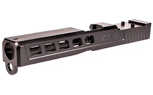 ZEV Technologies Stripped Slide, For Gen 3 Glock 17, Dragonfly Absolute Co-witness, Delta Point Pro (DPP) Cut, Black Finish SLD-Z17-3G-DFLY-DPP-CW.ABS-DLC