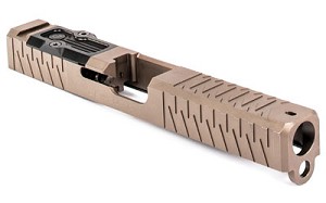 ZEV Technologies Enhanced Socom Co-witness RMR Cut w/Cover, Stripped Slide, For Gen 3 Glock 17, Flat Dark Earth Finish SLD-Z17-3G-ESOC-RMR-FDE