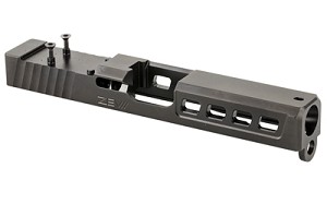 ZEV Technologies Stripped Slide, For Gen 3 Glock 19, Dragonfly Absolute Co-witness, Delta Point Pro (DPP) Cut, Black  Finish SLD-Z19-3G-DFLY-DPP-CW.ABS-DLC